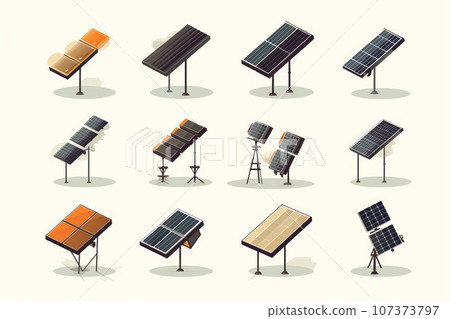 Types of solar panels Types of solar panels 107373797