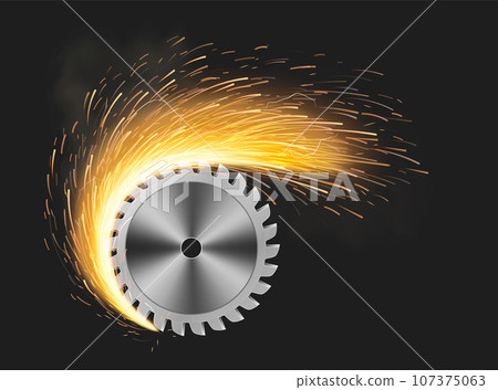 Welding Sparks Realistic 107375063