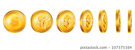 Golden Coin Revolving Set 107375384