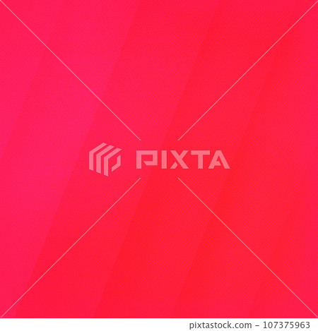 Red gradient background. Simple square backdrop with copy space, usable for social media promotions, events, banners, posters, anniversary, party, and online web Ads 107375963