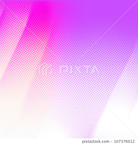 Gradient purple, pink background. Simple square backdrop with copy space, usable for social media promotions, events, banners, posters, anniversary, party, and online web Ads 107376012