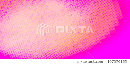 Pink abstract widescreen background. Empty backdrop  with copy space, usable for social media promotions, events, banners, posters, anniversary, party, and online web Ads 107376165