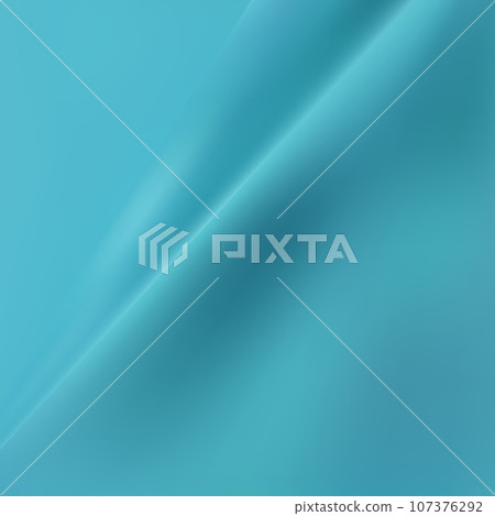 The blue texture of the pleated fabric. Fabric blue waves - material for background and texture. eps 10 107376292