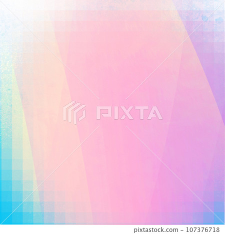 Pink gradient pattern square background with copy space for text or image, Best suitable for online Ads, poster, banner, sale, card, celebrations and various design works 107376718
