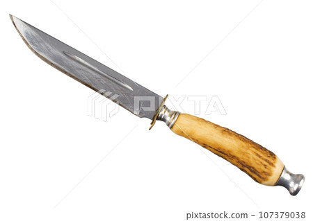 Vintage hunting knife Vintage hunting knife 107379038