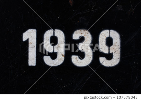 WW2 German Army year number 1939 on ammunition crate. WW2 German Army year number 1939 on ammunition crate. 107379045