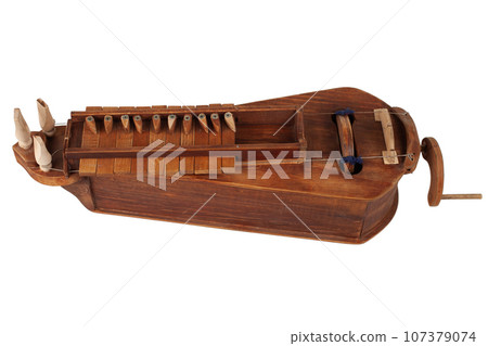 The Hurdy-gurdy, stringed musical instrument. The Hurdy-gurdy, stringed musical instrument. 107379074