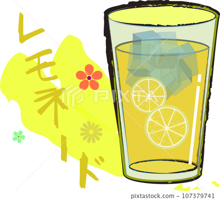 simple lemonade illustration simple lemonade illustration 107379741