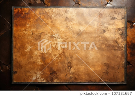 Old Paper texture cardboard background. surface texture. Generative AI 107381697