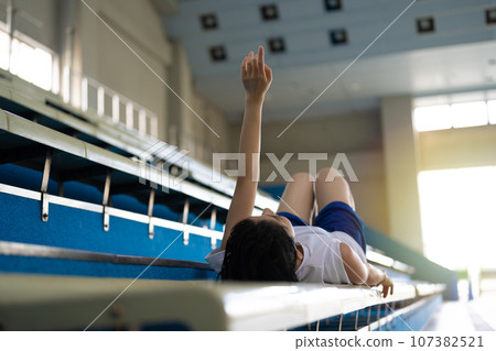 A scene at the pool A scene at the pool 107382521