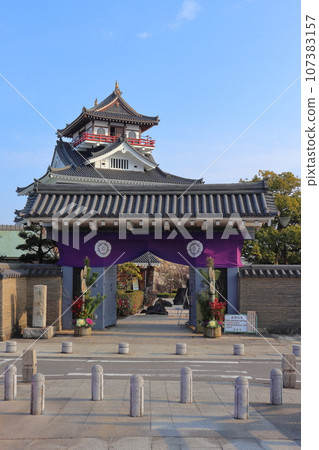 Kiyosu Castle (Kiyosu Castle) during the New Year 107383157