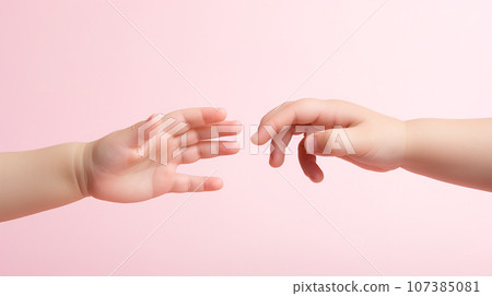 幼兒雙手觸摸的“人工智慧生成圖像” 幼兒雙手觸摸的“人工智慧生成圖像” 107385081