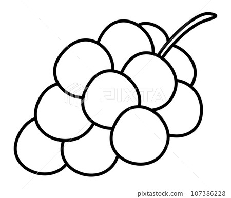 How To Draw Grapes for Children. Step by Step Drawing Tutorial Stock Vector  - Illustration of leisure, child: 250704982