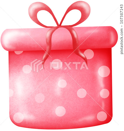 gift box with heart gift box with heart 107387143