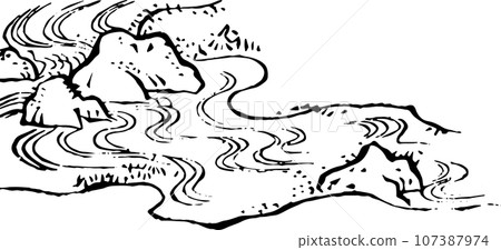 Flowing river Flowing river 107387974