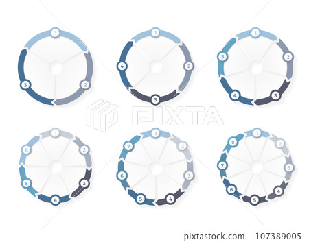 Circle Arrows Circle Arrows 107389005