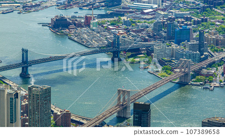 紐約摩天大樓的鳥瞰圖 紐約摩天大樓的鳥瞰圖 107389658