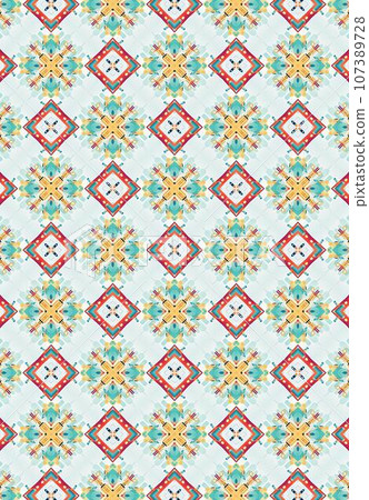 Ethnic boho seamless pattern. Patchwork texture. Weaving. Traditional ornament. Tribal pattern. Folk motif. Can be used for wallpaper, textile, wrapping, web page background. Ethnic boho seamless pattern. Patchwork texture. Weaving. Traditional ornament. Tribal pattern. Folk motif. Can be used for wallpaper, textile, wrapping, web page background. 107389728