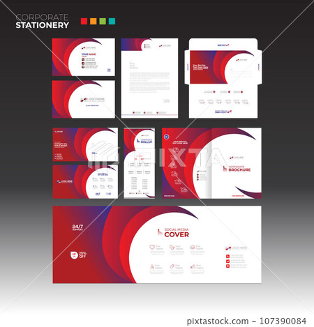 print Stationary design for any best use 107390084