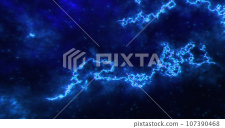 Abstract futuristic background with blue and purple multi-colored energy magic lines and waves of cosmic patterns Abstract futuristic background with blue and purple multi-colored energy magic lines and waves of cosmic patterns 107390468