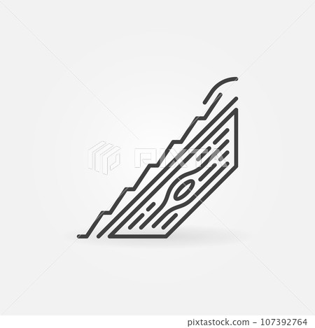 Roof Installation and Maintenance vector concept line icon Roof Installation and Maintenance vector concept line icon 107392764