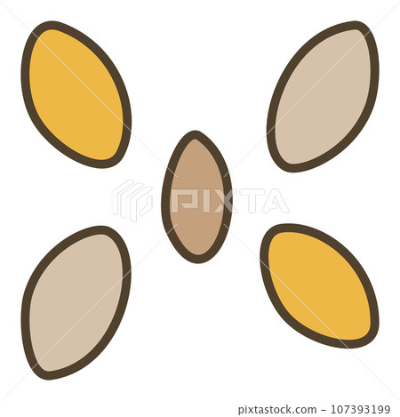 Coccobacilus vector concept colored icon or sign 107393199
