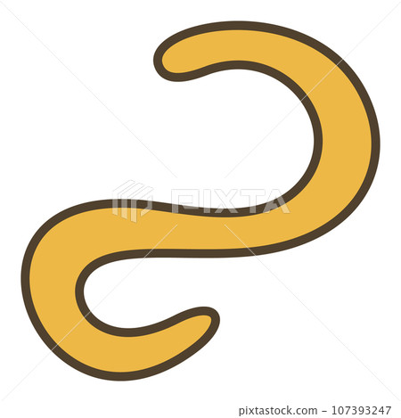 Spirilla Spiral Bacterium vector Science concept colored icon Spirilla Spiral Bacterium vector Science concept colored icon 107393247