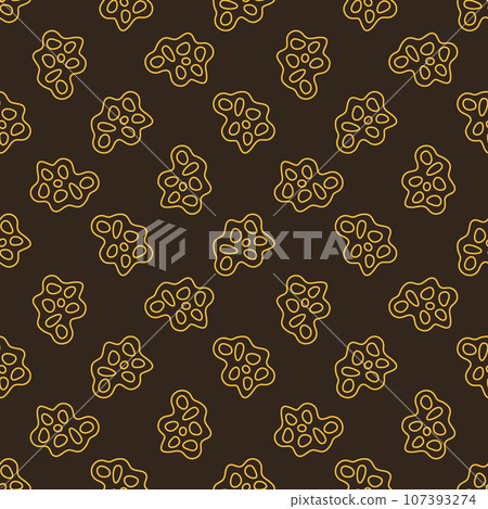 Microbe or Virus vector concept line creative seamless pattern Microbe or Virus vector concept line creative seamless pattern 107393274