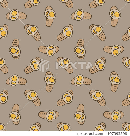 Virus or Microbe abstract vector concept creative seamless pattern Virus or Microbe abstract vector concept creative seamless pattern 107393298