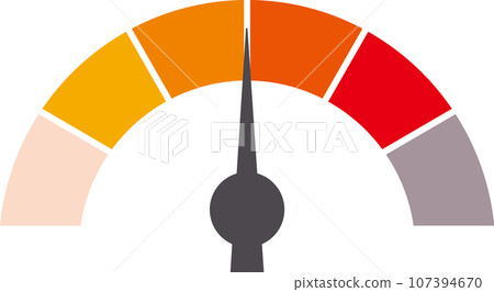 儀表圖示紅色 儀表圖示紅色 107394670