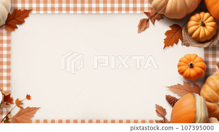 Autumn pumpkin background  107395000