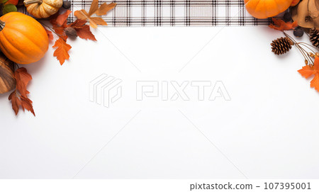 Autumn pumpkin background  107395001