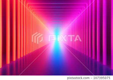 Abstract neon gradient background. 107395075