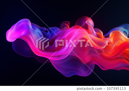 Abstract neon gradient background. 107395113
