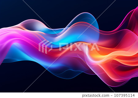 Abstract neon gradient background. 107395114