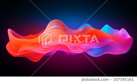Abstract neon gradient background. 107395161