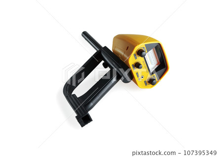 Metal detector yellow. 107395349