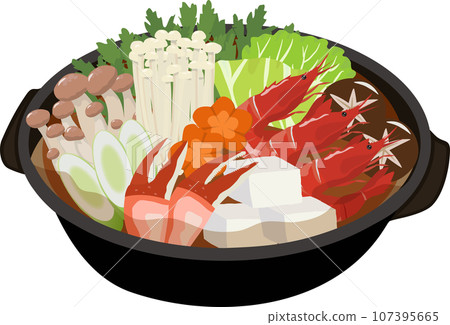 Yosenabe black - Stock Illustration [107395665] - PIXTA