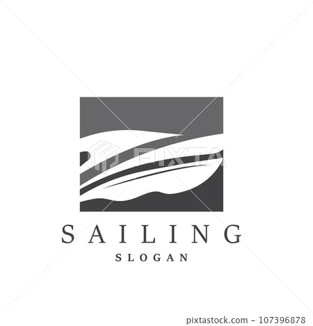 Simple Sailboat Logo Design, Symbol Vector Template Simple Sailboat Logo Design, Symbol Vector Template 107396878