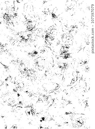 Gritty edge background with overlay old effects , vintage paper textures and rough distress elements. Flat vector illustration isolated 107397079