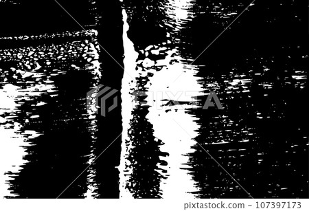 Grunge overlay splattered paint, textured corners, and dirty edges, vintage stamp look. Flat vector illustration isolated on white background. Grunge overlay splattered paint, textured corners, and dirty edges, vintage stamp look. Flat vector illustration isolated on white background. 107397173