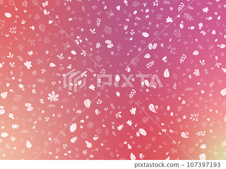 Cute leaf random pattern gradient dynamic cover banner background Cute leaf random pattern gradient dynamic cover banner background 107397193