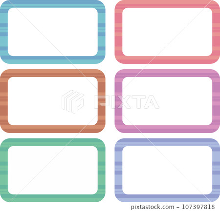 彩色框邊框集 107397818