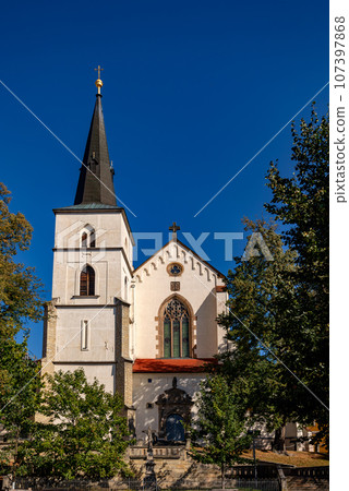 Medieval church of the Exaltation of the Holy Cross, Litomysl, Czech Republic 107397868