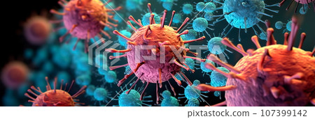 Virus and environment, virus in the environment of a microorganism. Generative AI Virus and environment, virus in the environment of a microorganism. Generative AI 107399142