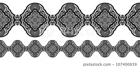 damask floral lace seamless pattern damask floral lace seamless pattern 107400839