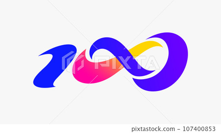 100 logotype design infinity twist concept icon 107400853
