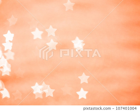 Background material Star pattern reflection Orange color Background material Star pattern reflection Orange color 107401004