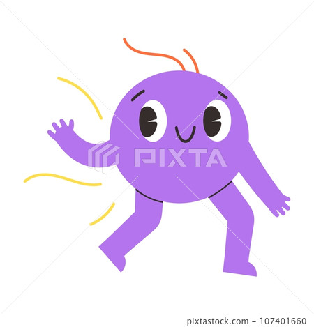 Playful shapes and figures, blending abstract designs with cartoon faces. Collection for children, showcasing fun elements and cute monsters. Flat vector illustration isolated on white background. Playful shapes and figures, blending abstract designs with cartoon faces. Collection for children, showcasing fun elements and cute monsters. Flat vector illustration isolated on white background. 107401660