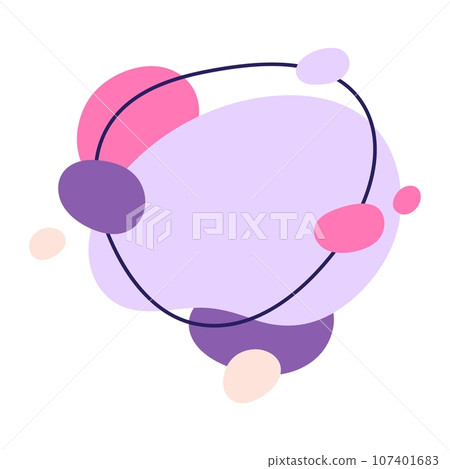 Organic abstract forms. Fluid and irregular elements in creative and simple amoeba. Amorphous Liquid Design. Isolated vector illustrations on white background. Organic abstract forms. Fluid and irregular elements in creative and simple amoeba. Amorphous Liquid Design. Isolated vector illustrations on white background. 107401683